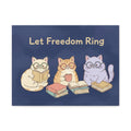 Cats With Glasses Canvas Print – Let Freedom Ring