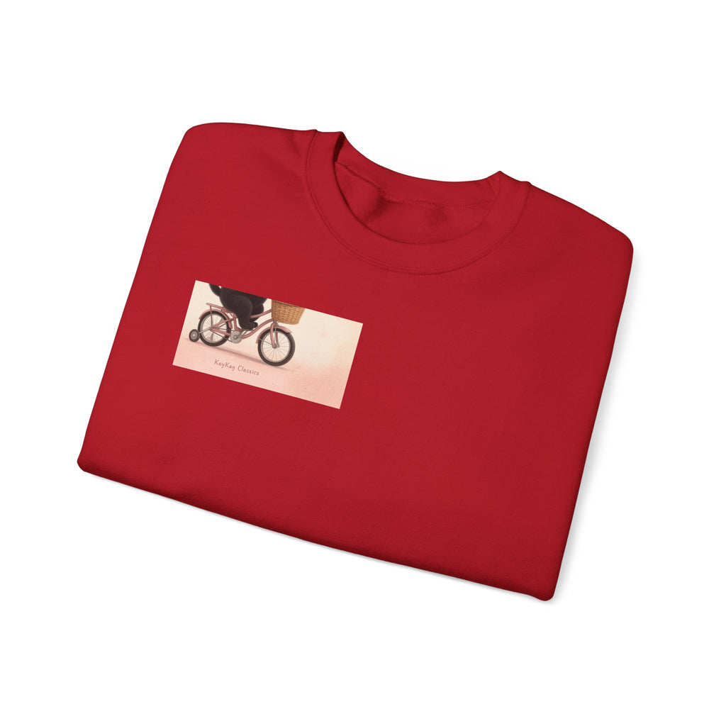 "Life Behind Bars" Black Cat Crewneck | College Girl Gift | Fashion | KayKay Classics