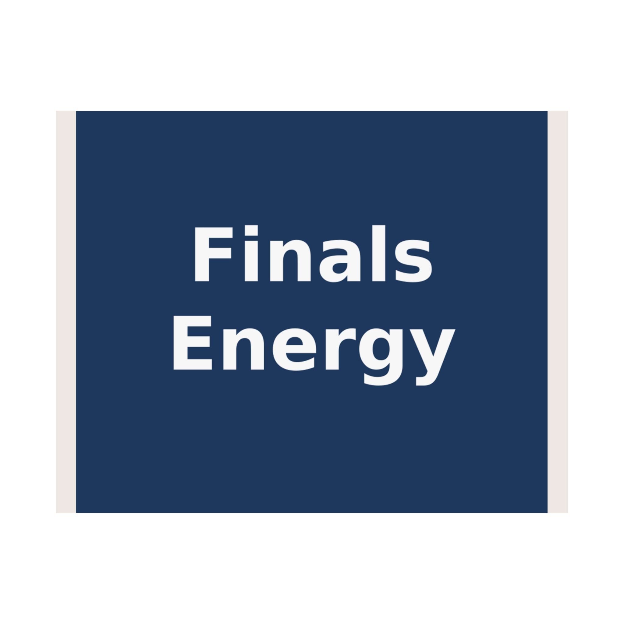 "Finals Energy" Black Cat Poster | Trendy Gift for Her | Lifestyle | KayKay Classics
