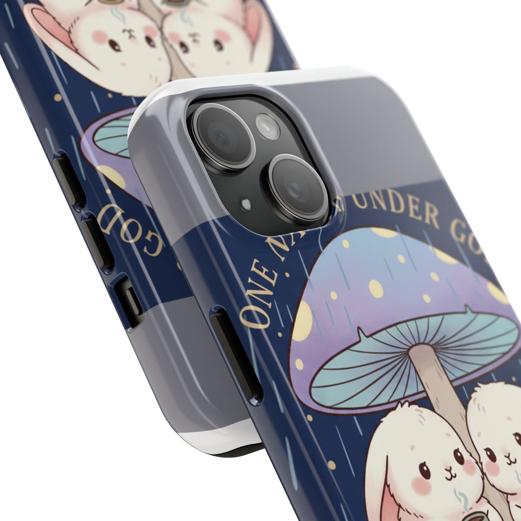 Two Cute Bunnies Tough Phone Case – One Nation Under God