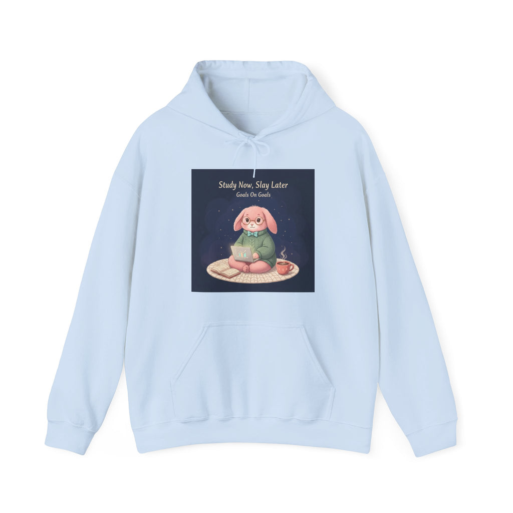 Rabbit Hoodie – Study Now, Slay Later. Goals on Goals
