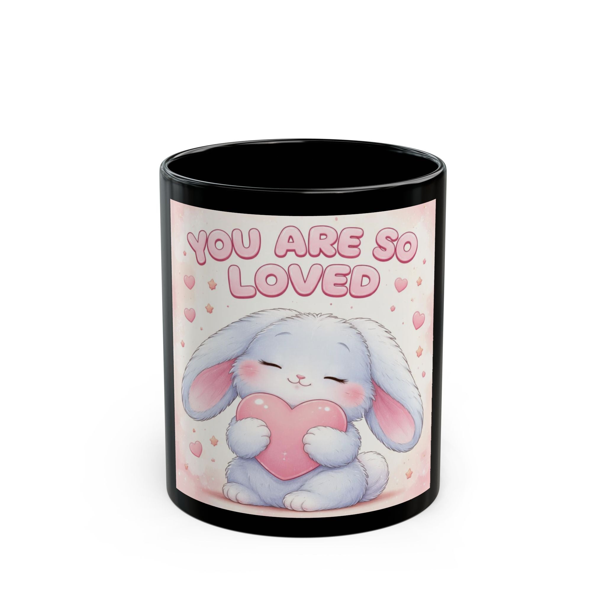 YOU ARE SO LOVED Black Mug