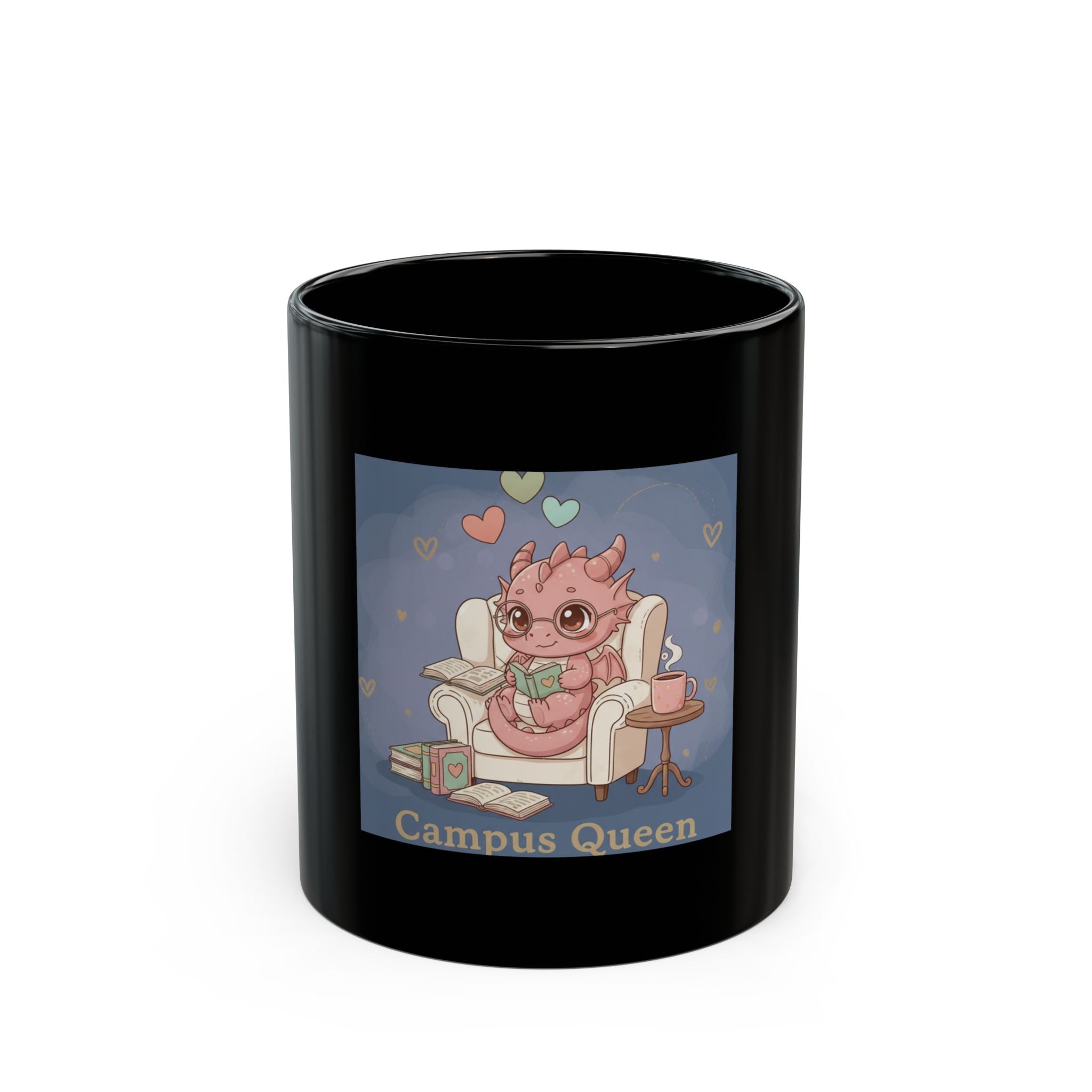 Dragon Black Mug 11oz – Campus Queen