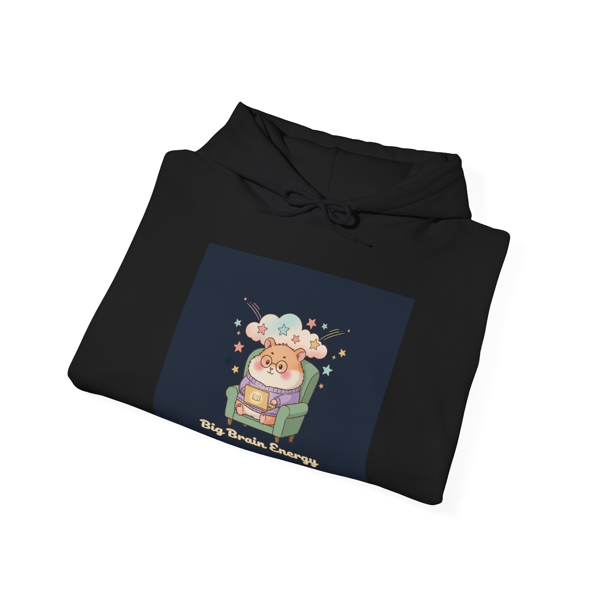 Big Brain Energy Hamster Hoodie