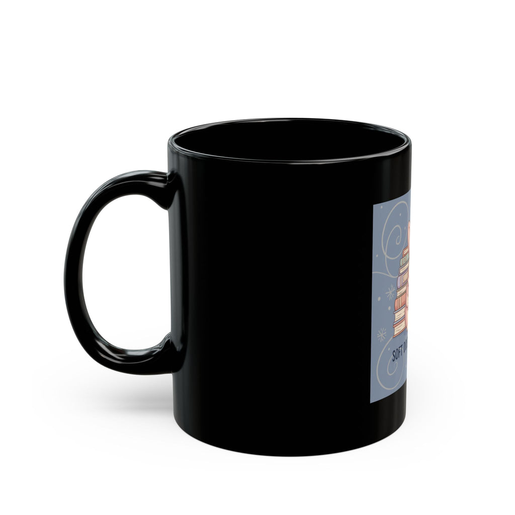 Bear Black Mug 11oz – Soft Doesnt Mean Weak
