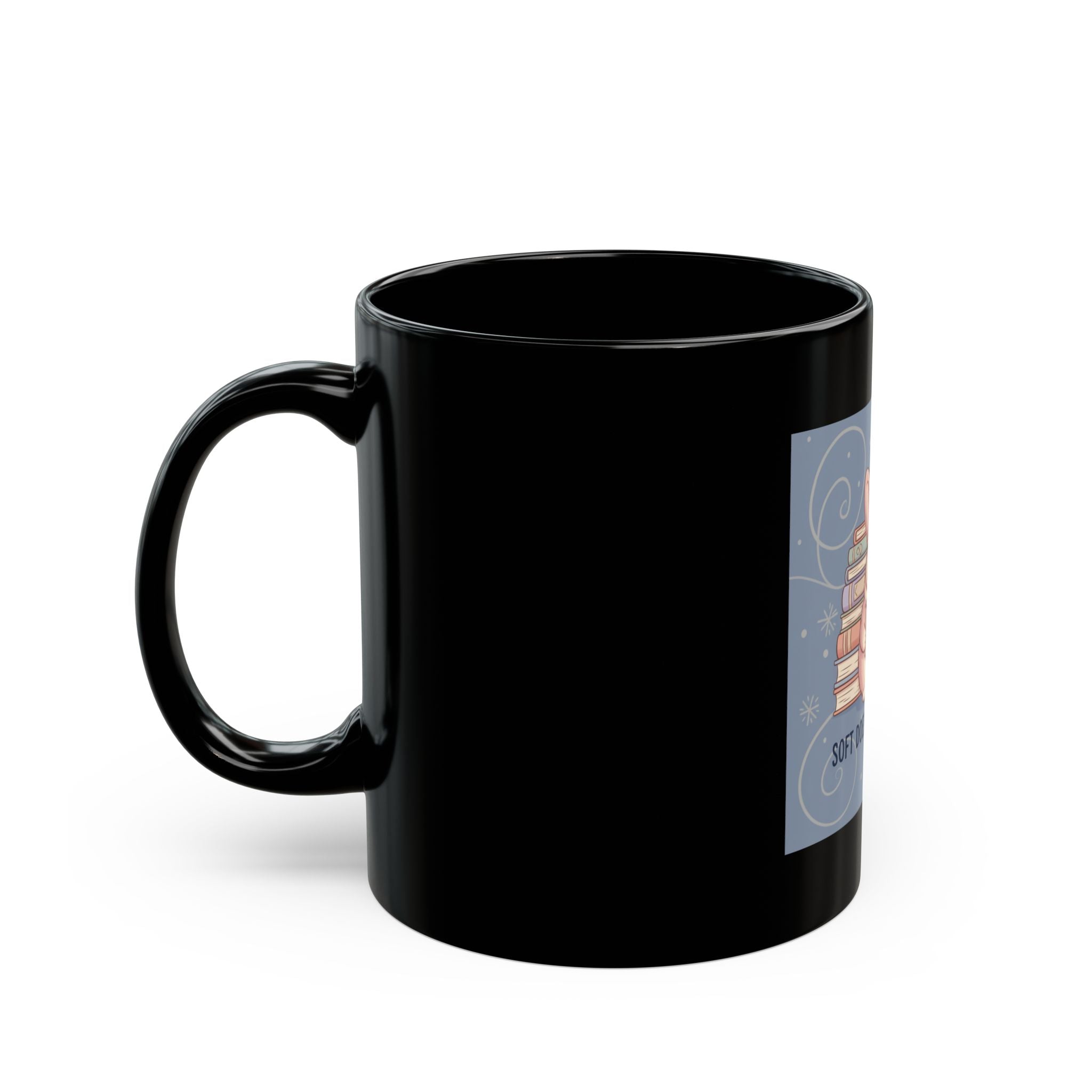 Bear Black Mug 11oz – Soft Doesnt Mean Weak