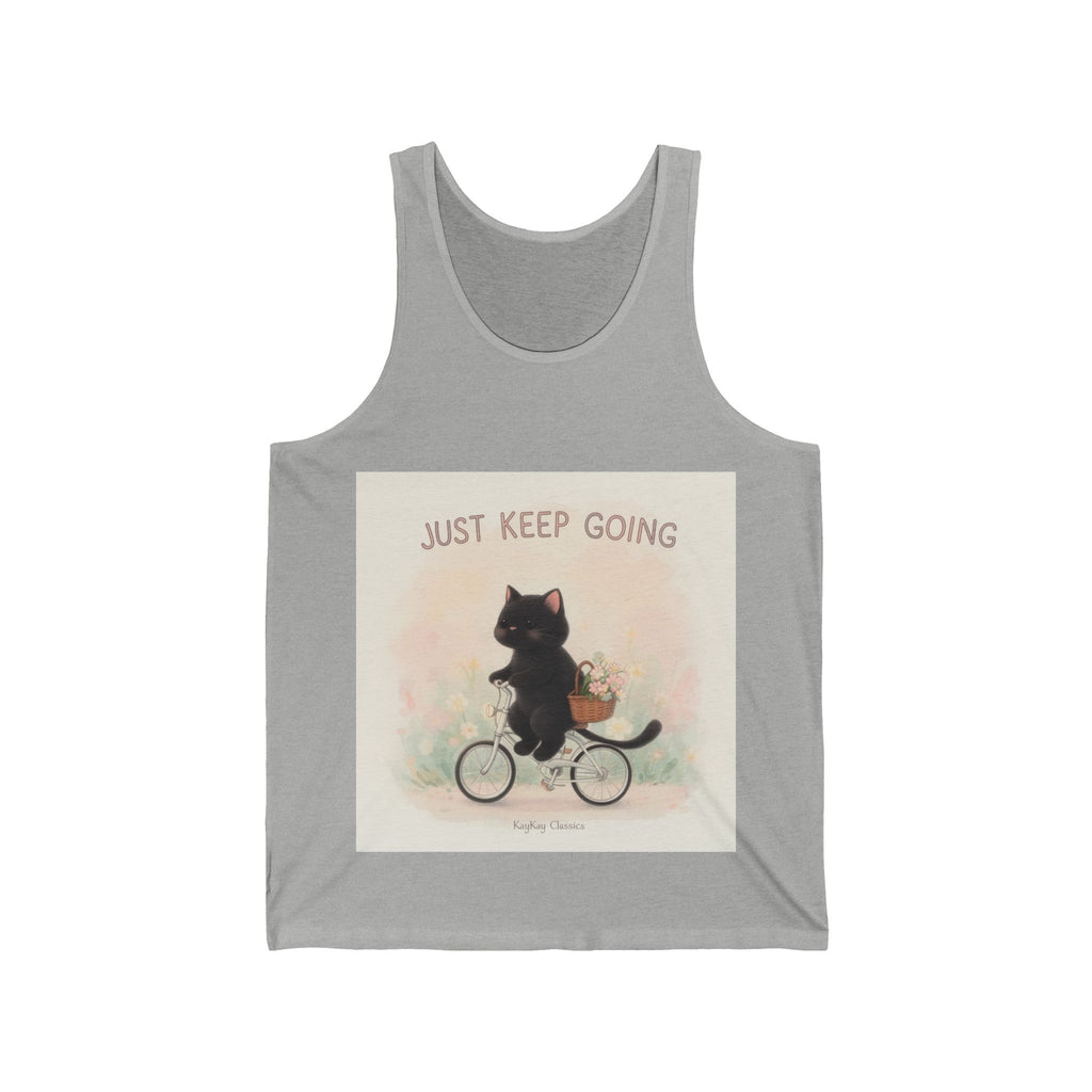 JUST KEEP GOING Cat Tank Top