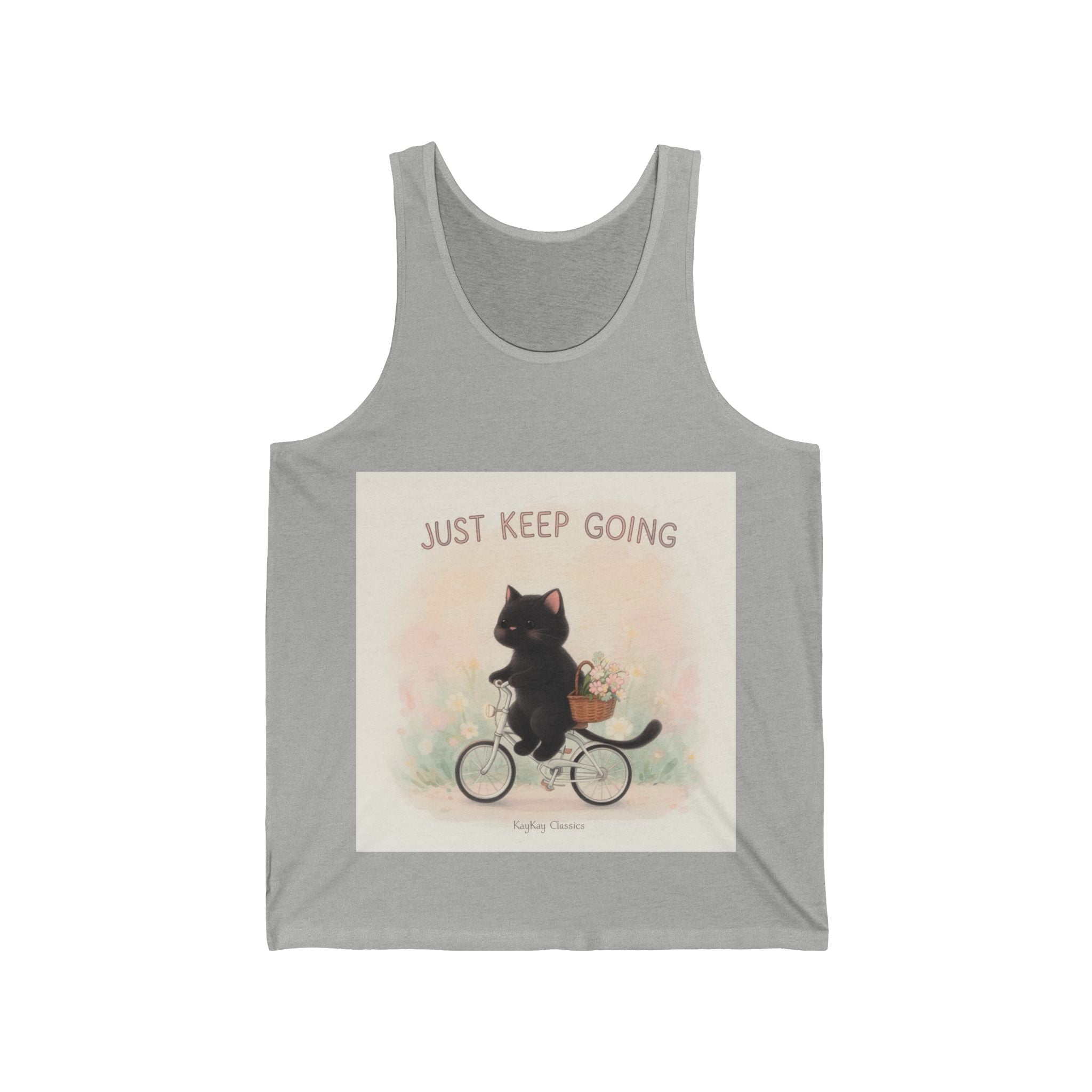 JUST KEEP GOING Cat Tank Top