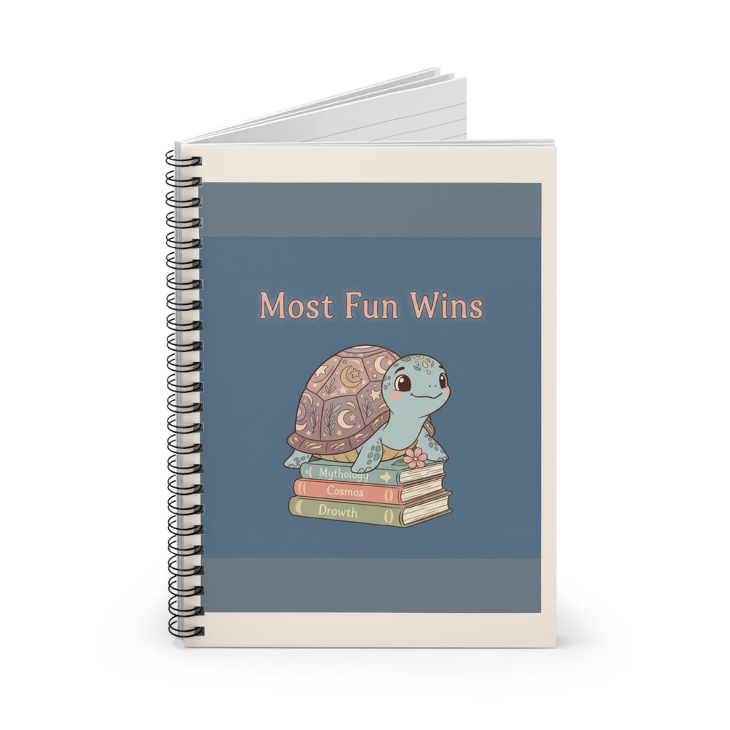 Turtle Spiral Notebook – Most Fun Wins