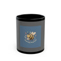 Bee Black Mug 11oz – Dream Big Study Hard
