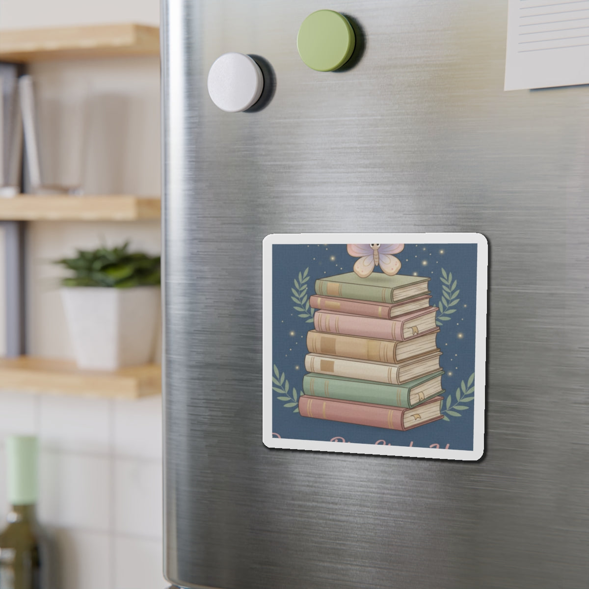 Butterfly Die-Cut Magnet – Dream Big Study Hard
