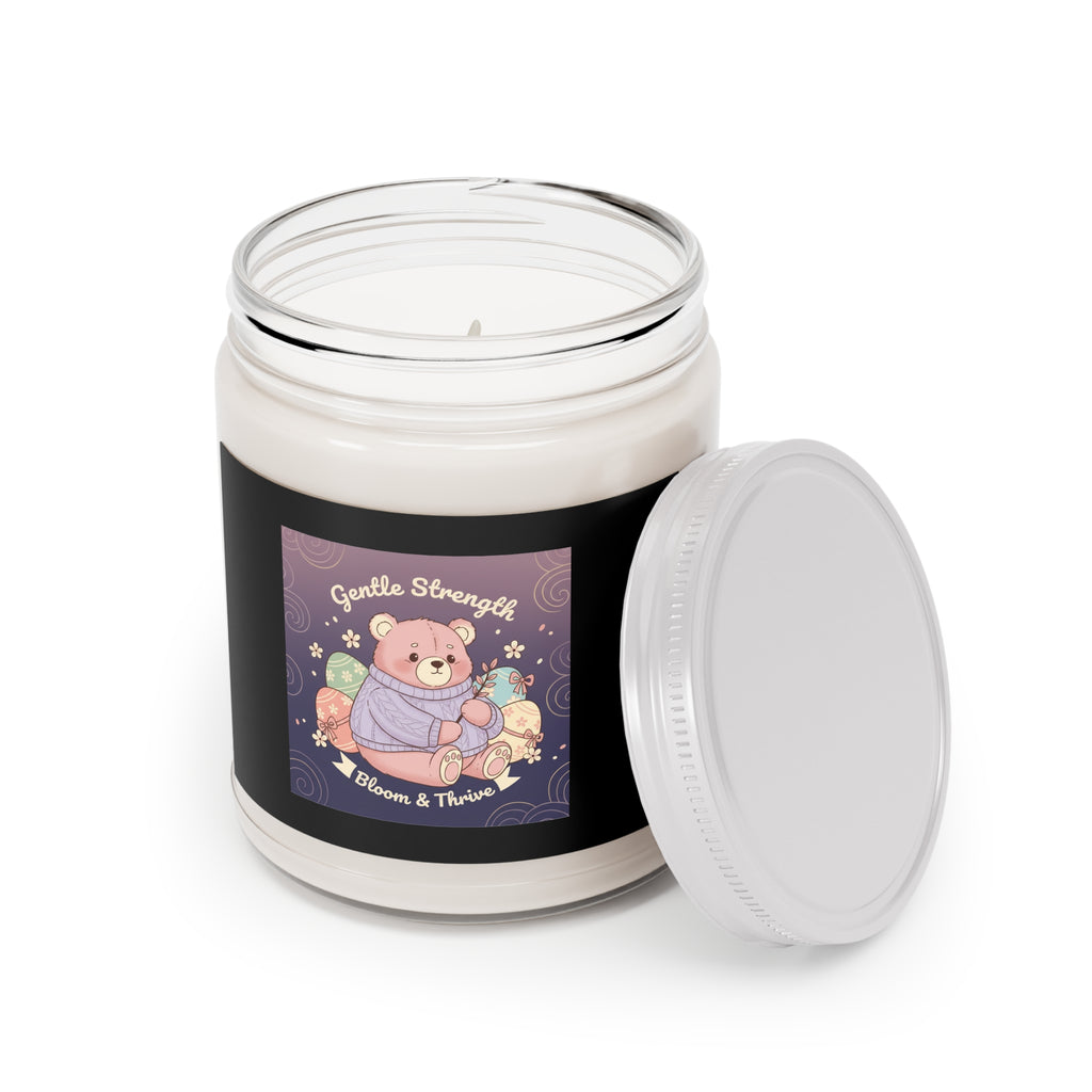 Bear Scented Candle – Gentle Strength Bloom Thrive