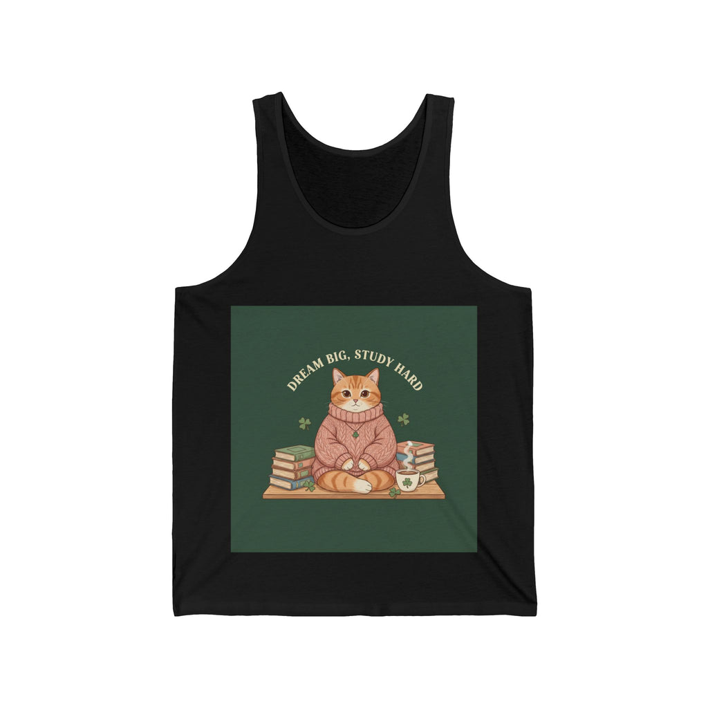 Dream Big Study Hard Cozy bear Tank Top