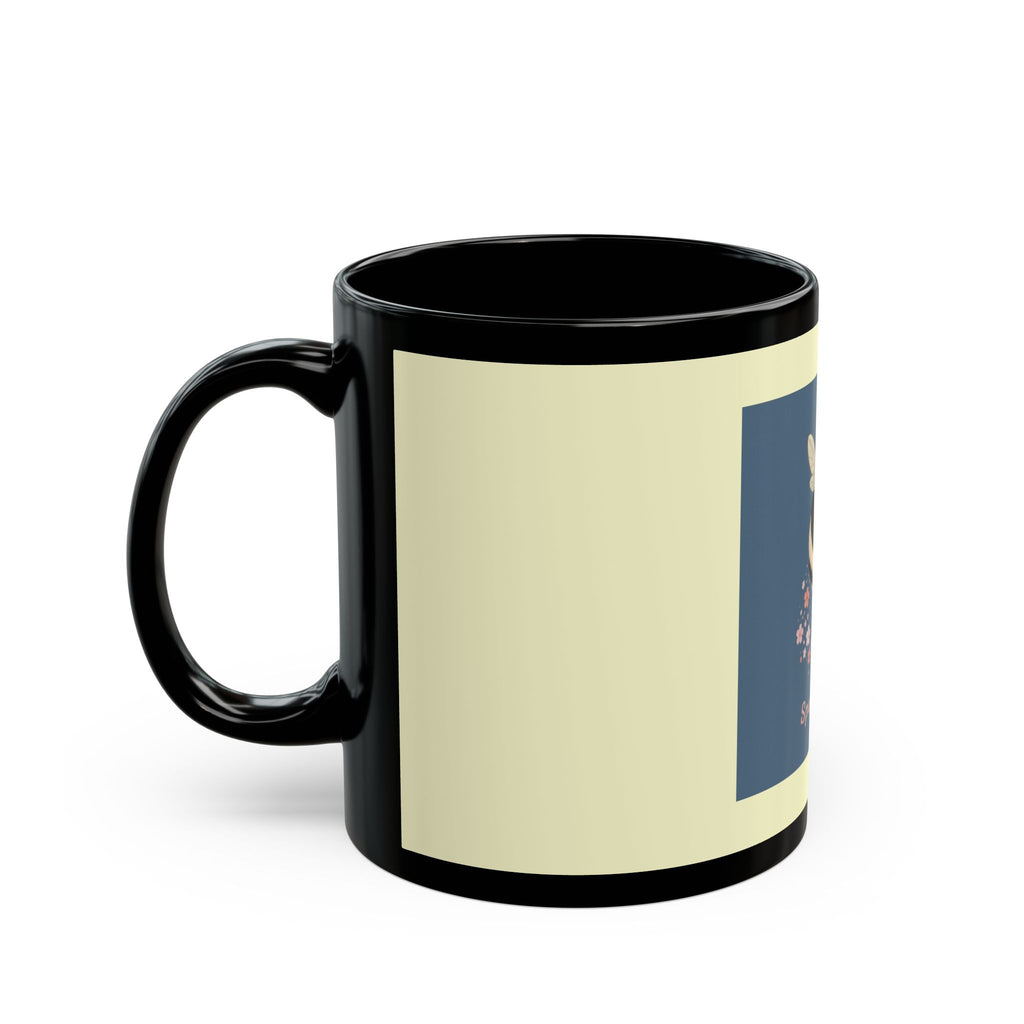 Bee Black Mug 11oz – Sparkle Daily