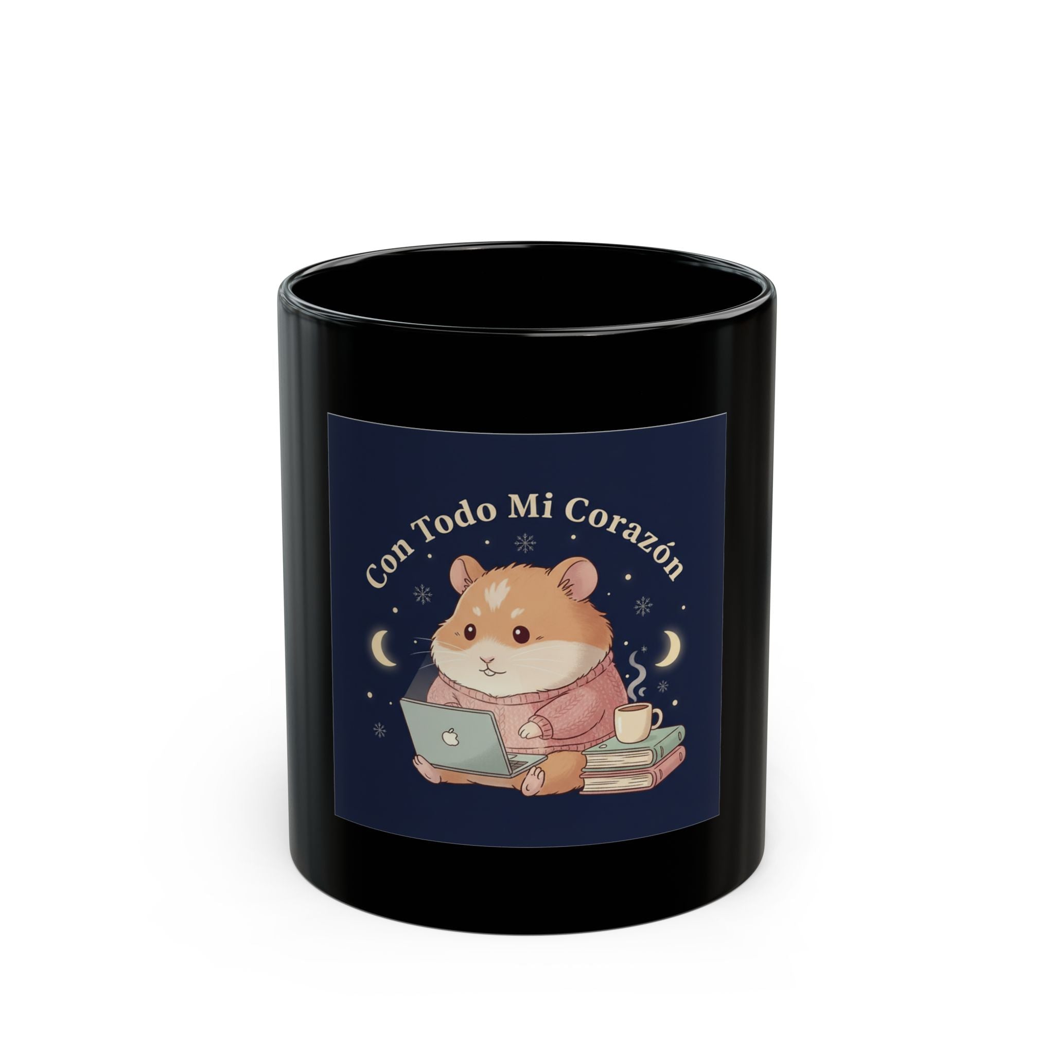 Bunny Black Mug 11oz – Con Todo Mi Corazn