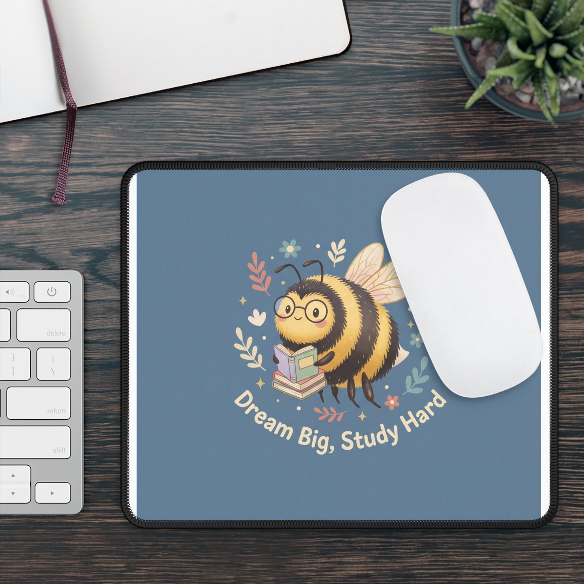 Bee Mouse Pad – Dream Big Study Hard