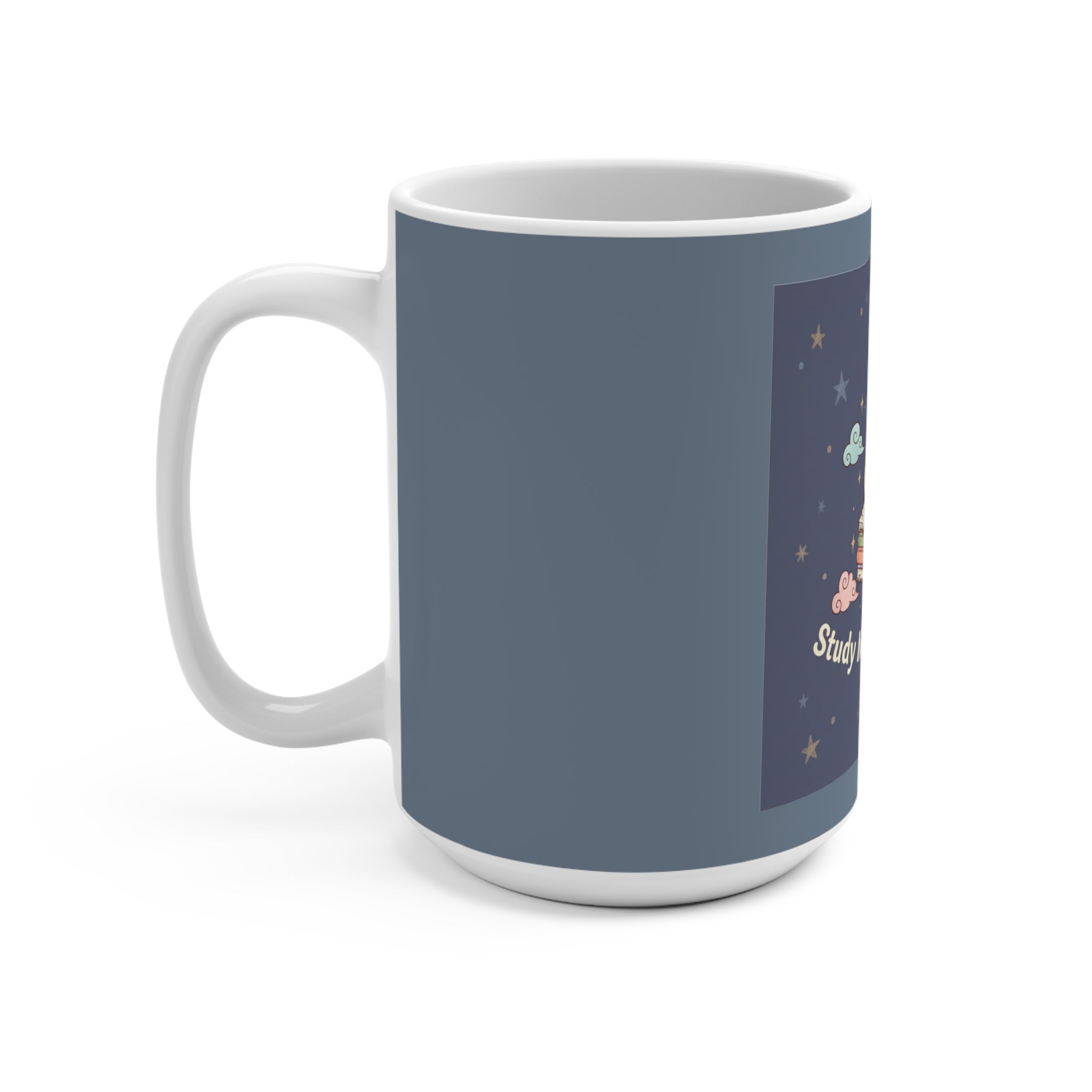 Bee Mug 15oz – Study Now, Slay Later