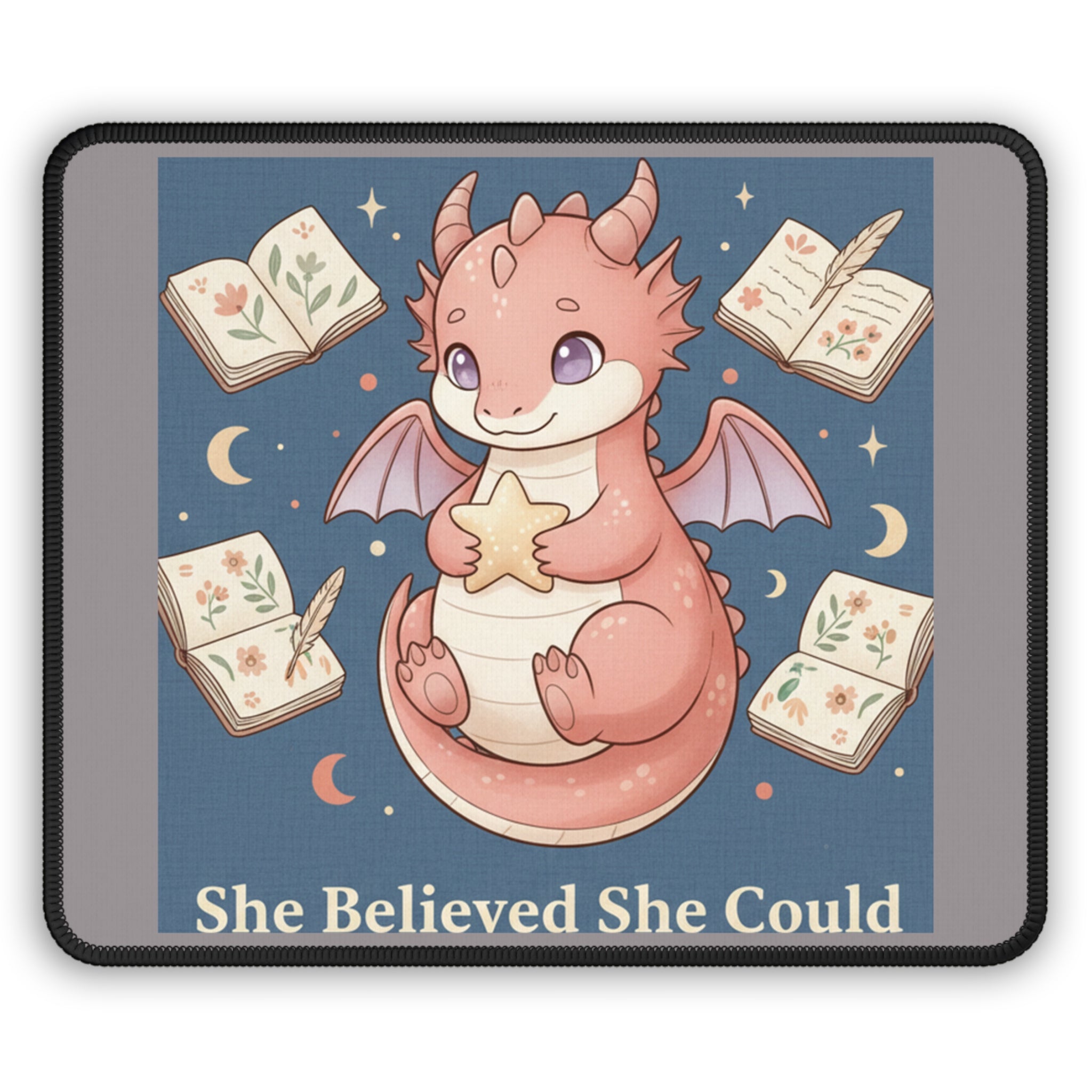 Dragon Mouse Pad – She Believed She Could