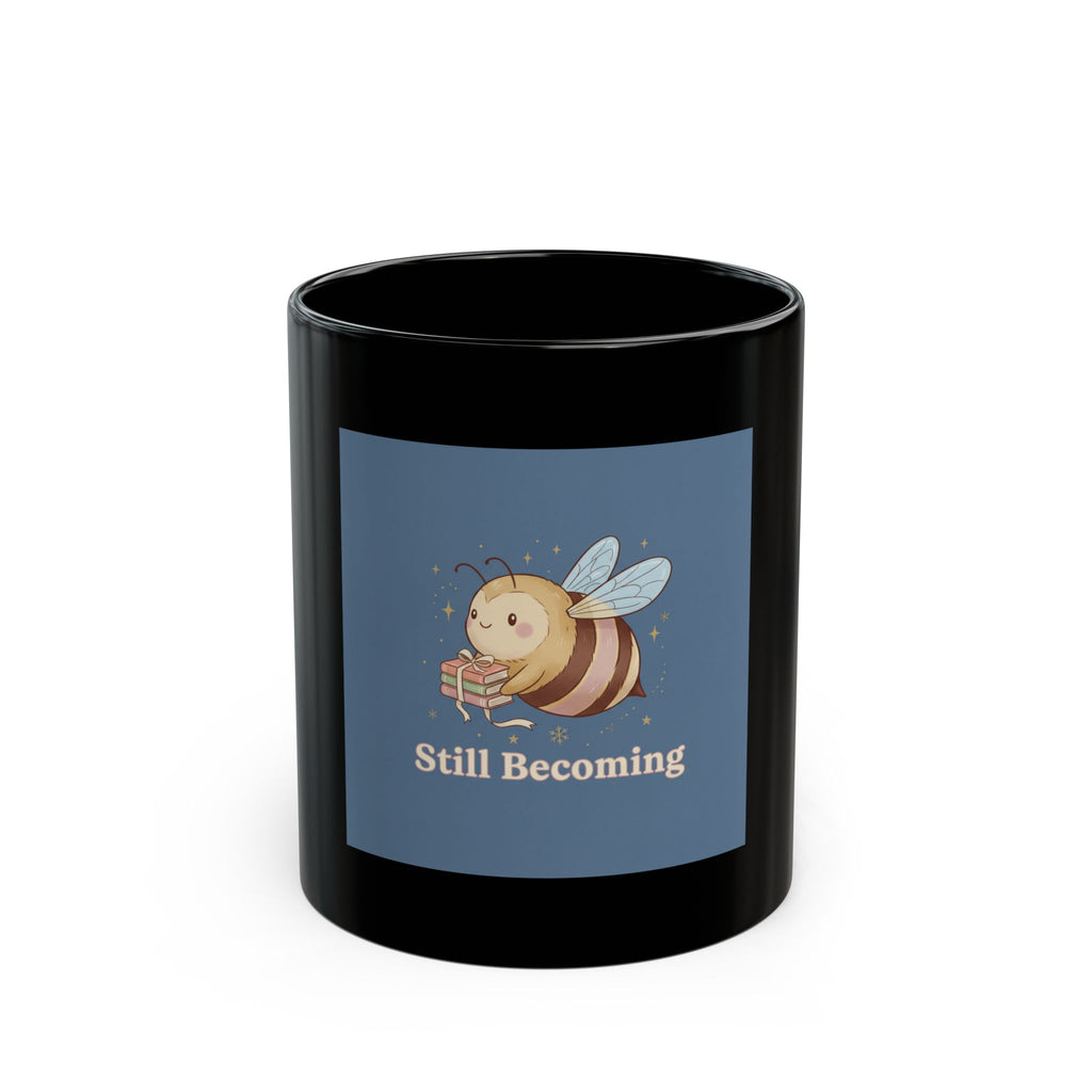 Bunny Black Mug 11oz – Still Becoming