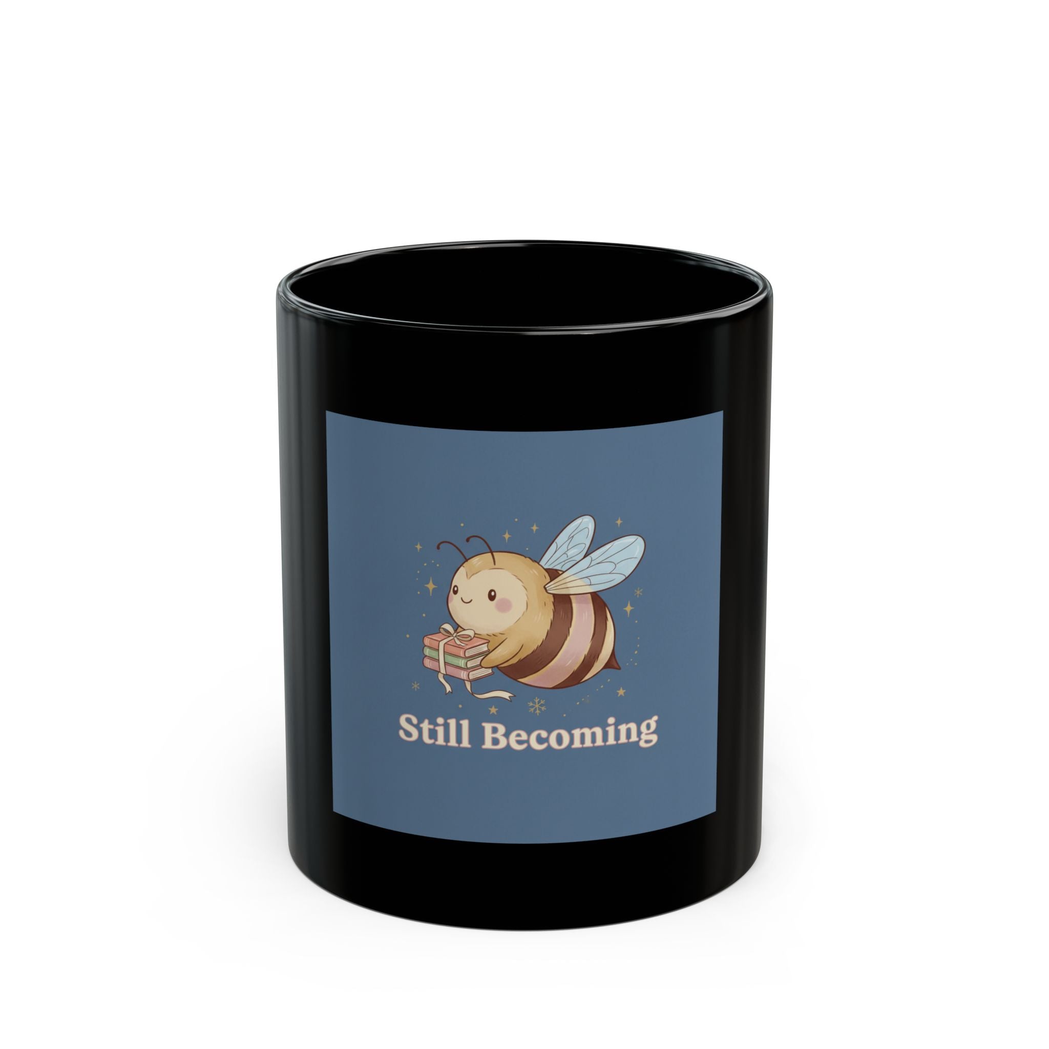 Bunny Black Mug 11oz – Still Becoming