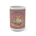 Coffee And Confidence Cat Mug 15oz