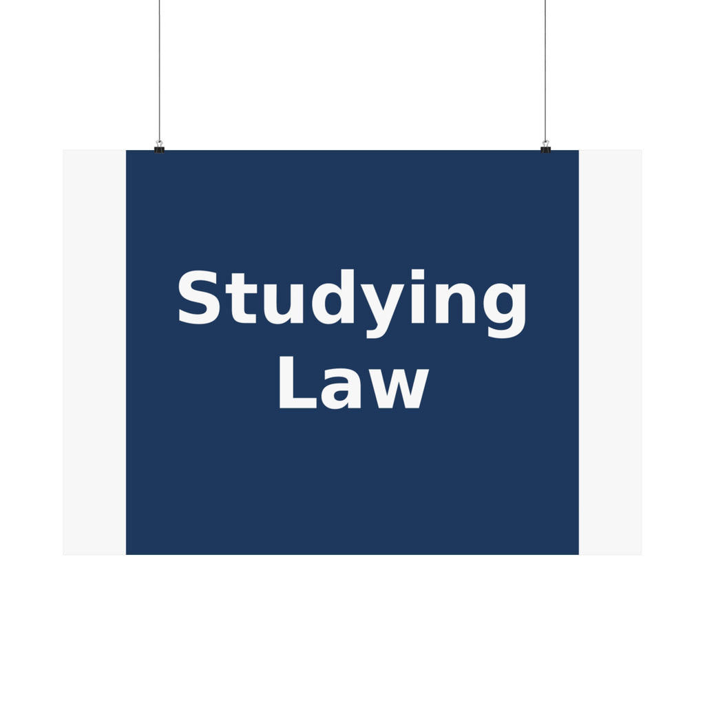 Studying Law - KayKay Poster
