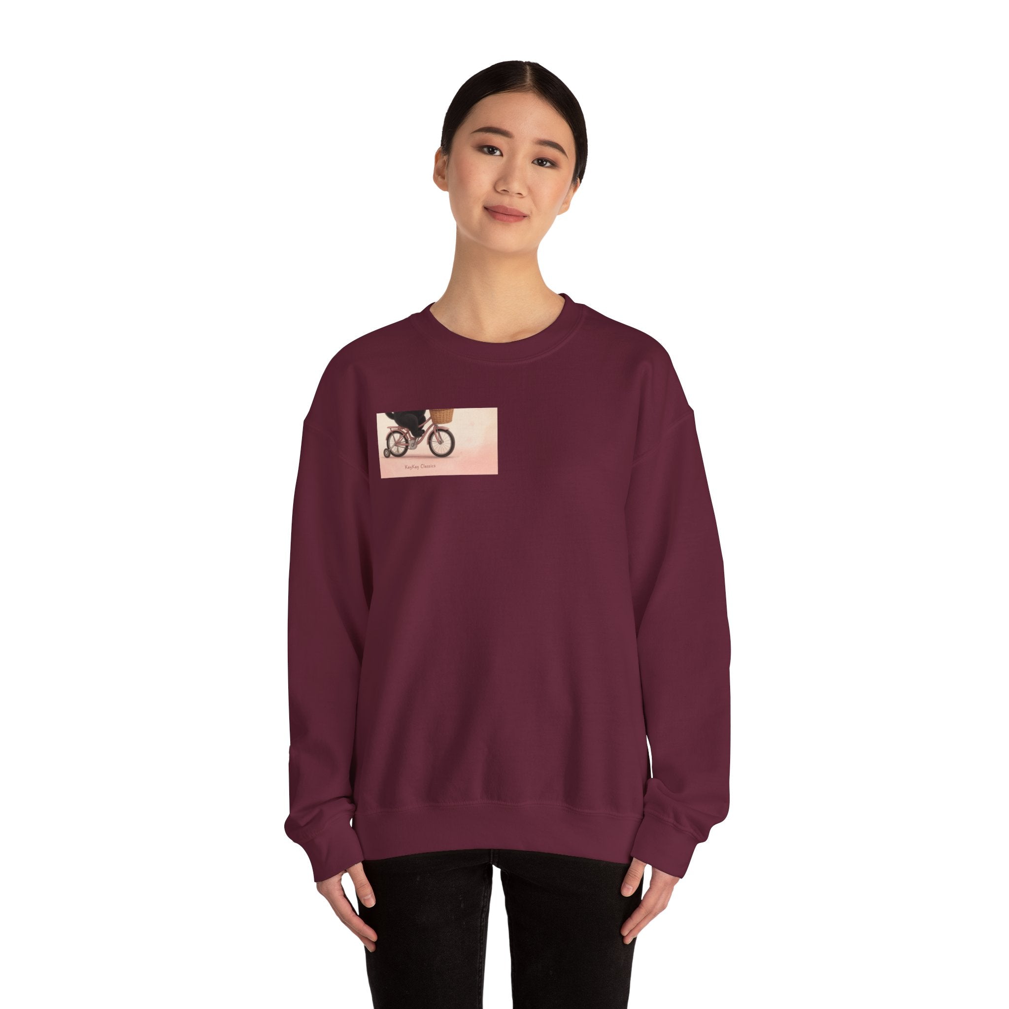 "Life Behind Bars" Black Cat Crewneck | College Girl Gift | Fashion | KayKay Classics