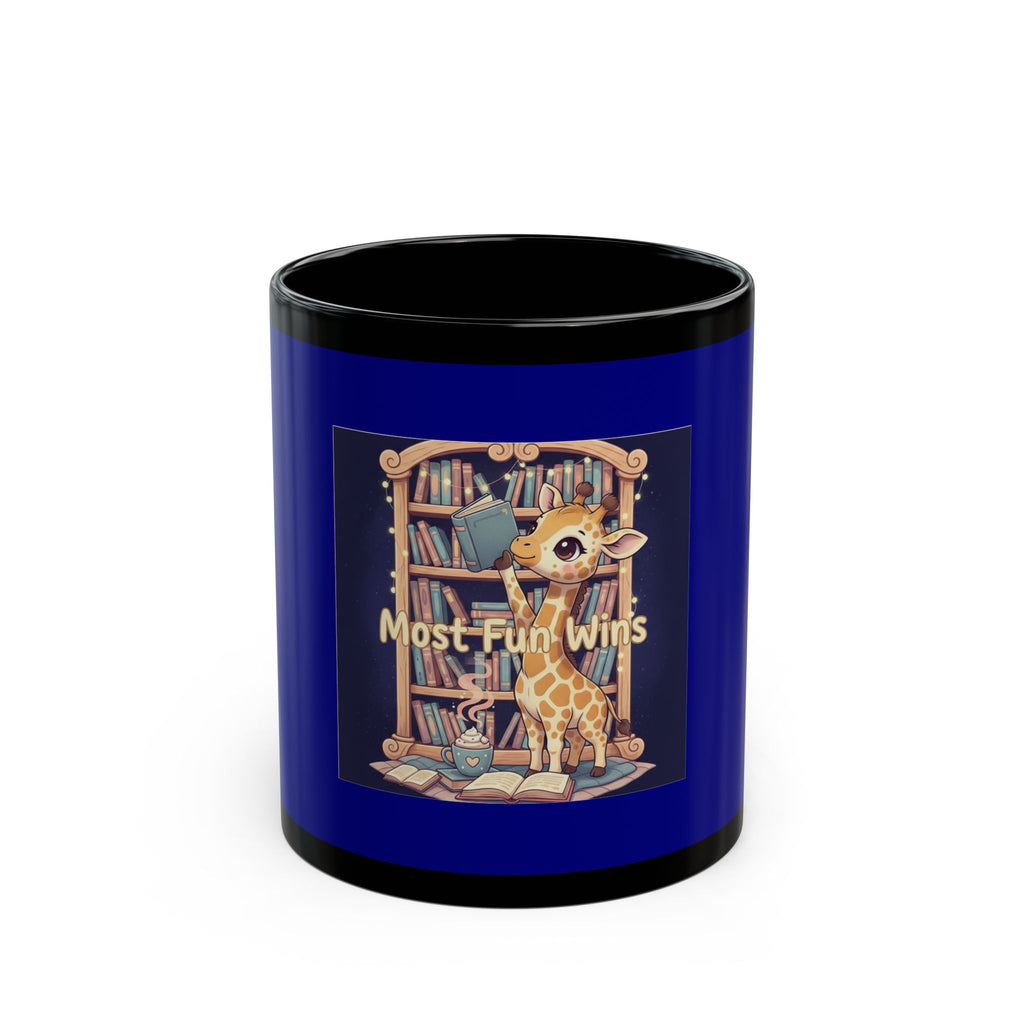 Giraffe Black Mug 11oz – Most Fun Wins