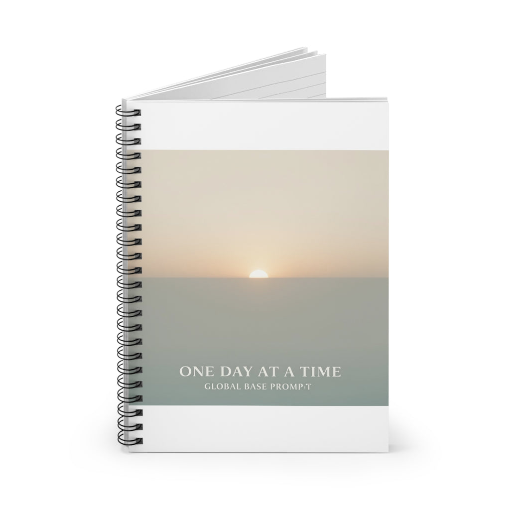 ONE DAY AT A TIME Spiral Notebook