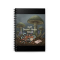 Fox Spiral Notebook – Soft Doesnt Mean Weak
