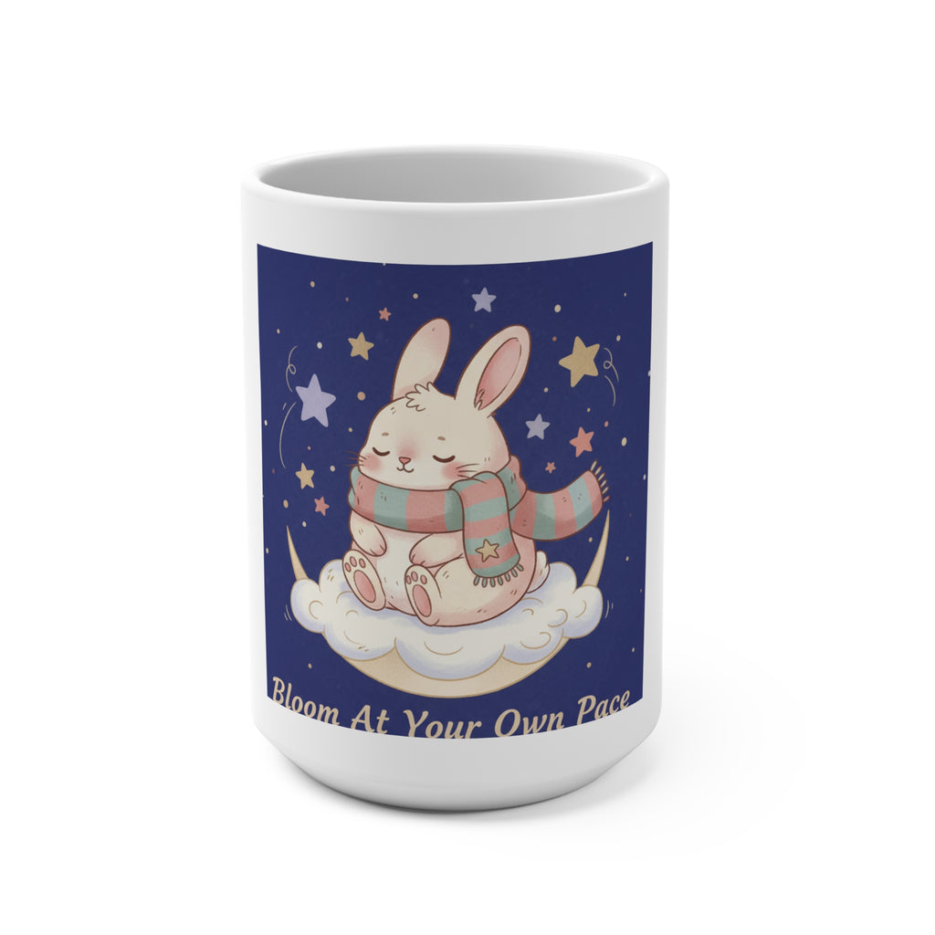 Bunny Mug 15oz – Bloom at Your Own Pace