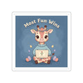 Giraffe Die-Cut Sticker – Most Fun Wins
