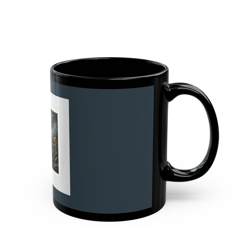 Cat Black Mug 11oz – Library Days Are the Best Days