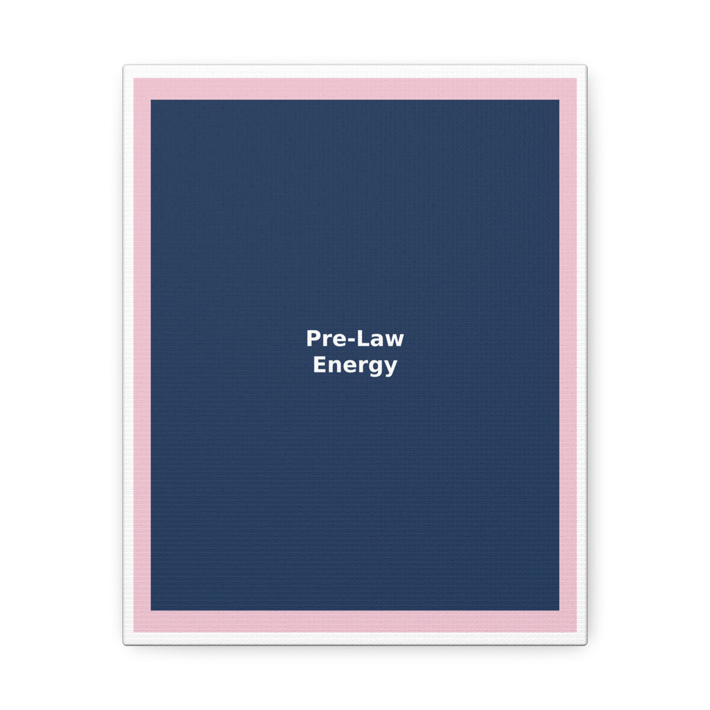 "Pre-Law Energy" Black Cat Canvas | College Girl Gift | Fashion | KayKay Classics