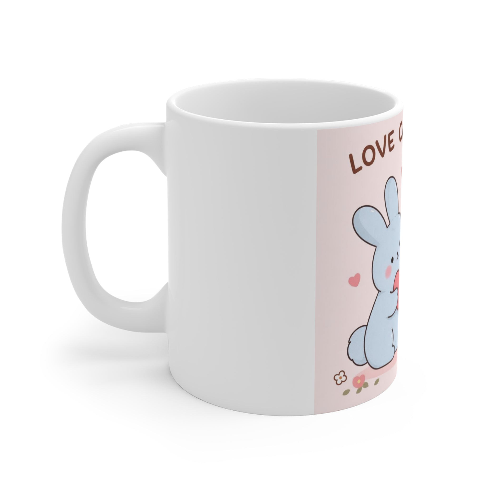 Rabbit, cat Mug 11oz