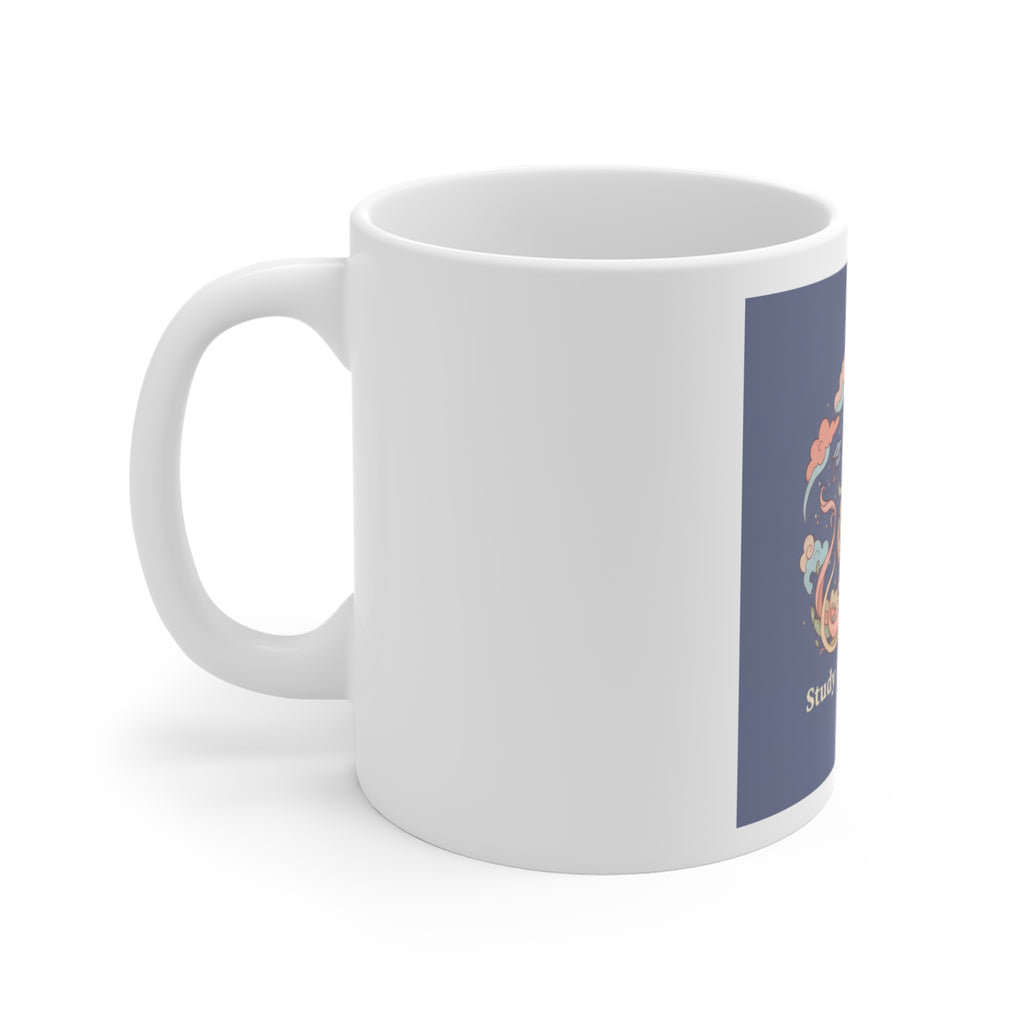 Owl Mug 11oz – Study Now Slay Later