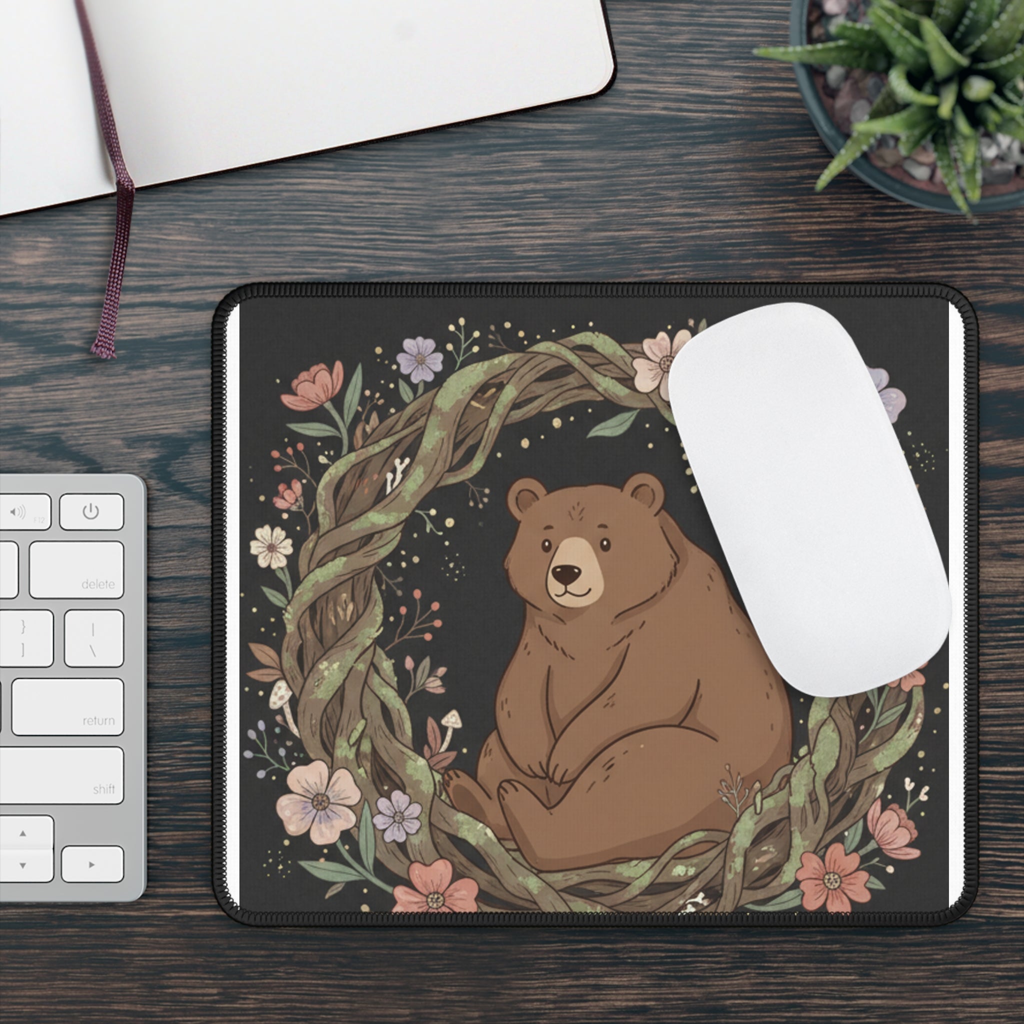 Bear Mouse Pad – Study Buddy Vibes