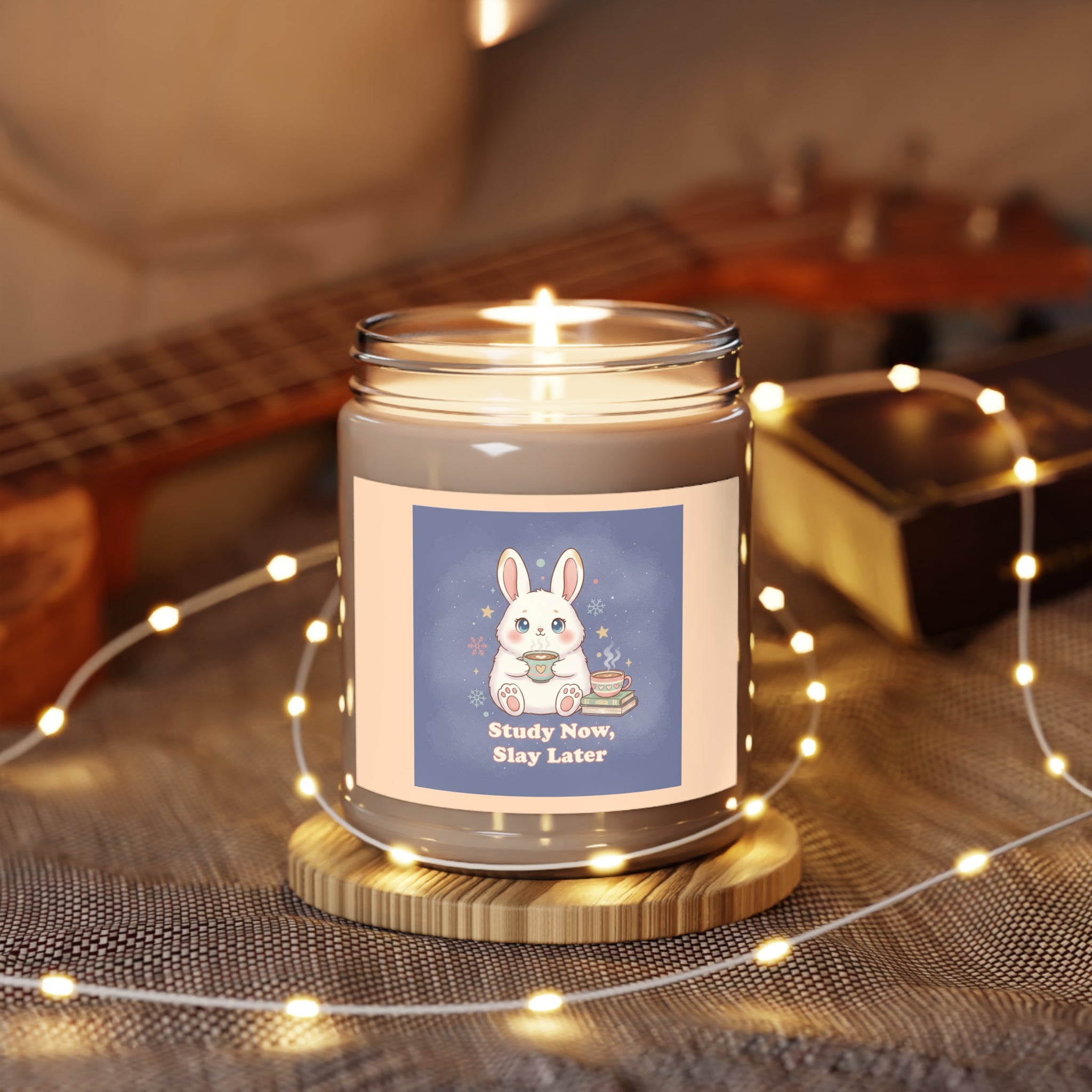 Bunny Scented Candle – Study Now Slay Later