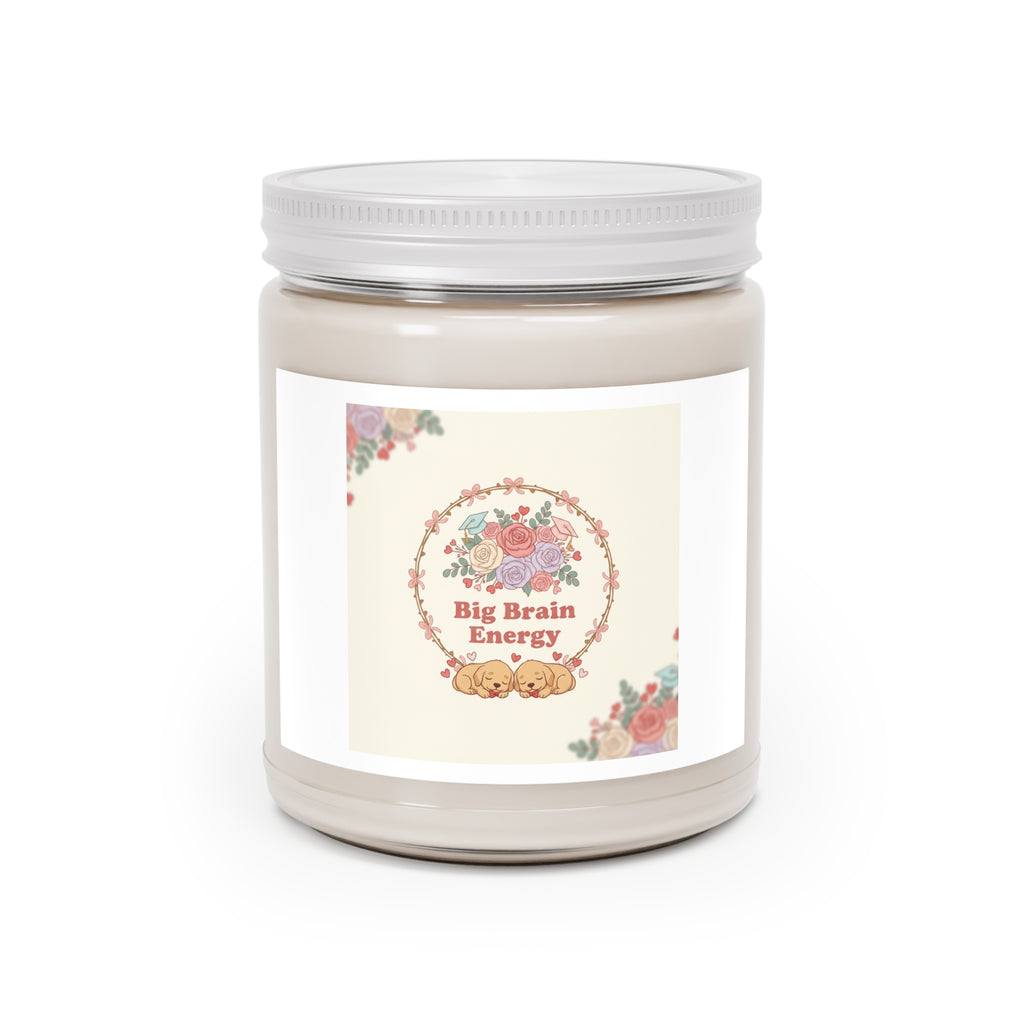 Big Brain Energy Puppies Scented Candle