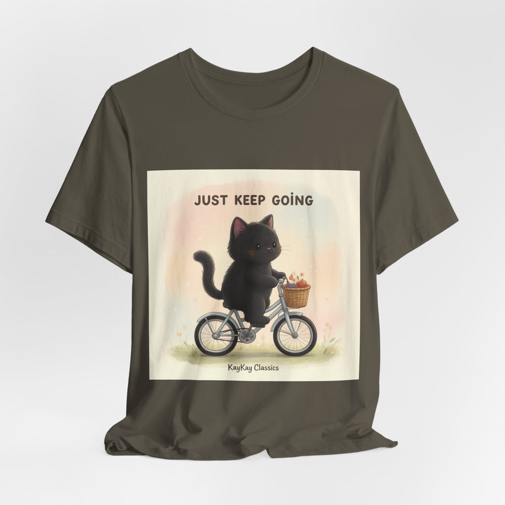 "Study Hard Dream Big" Black Cat Women Tee | College Girl Gift | Fashion | KayKay Classics
