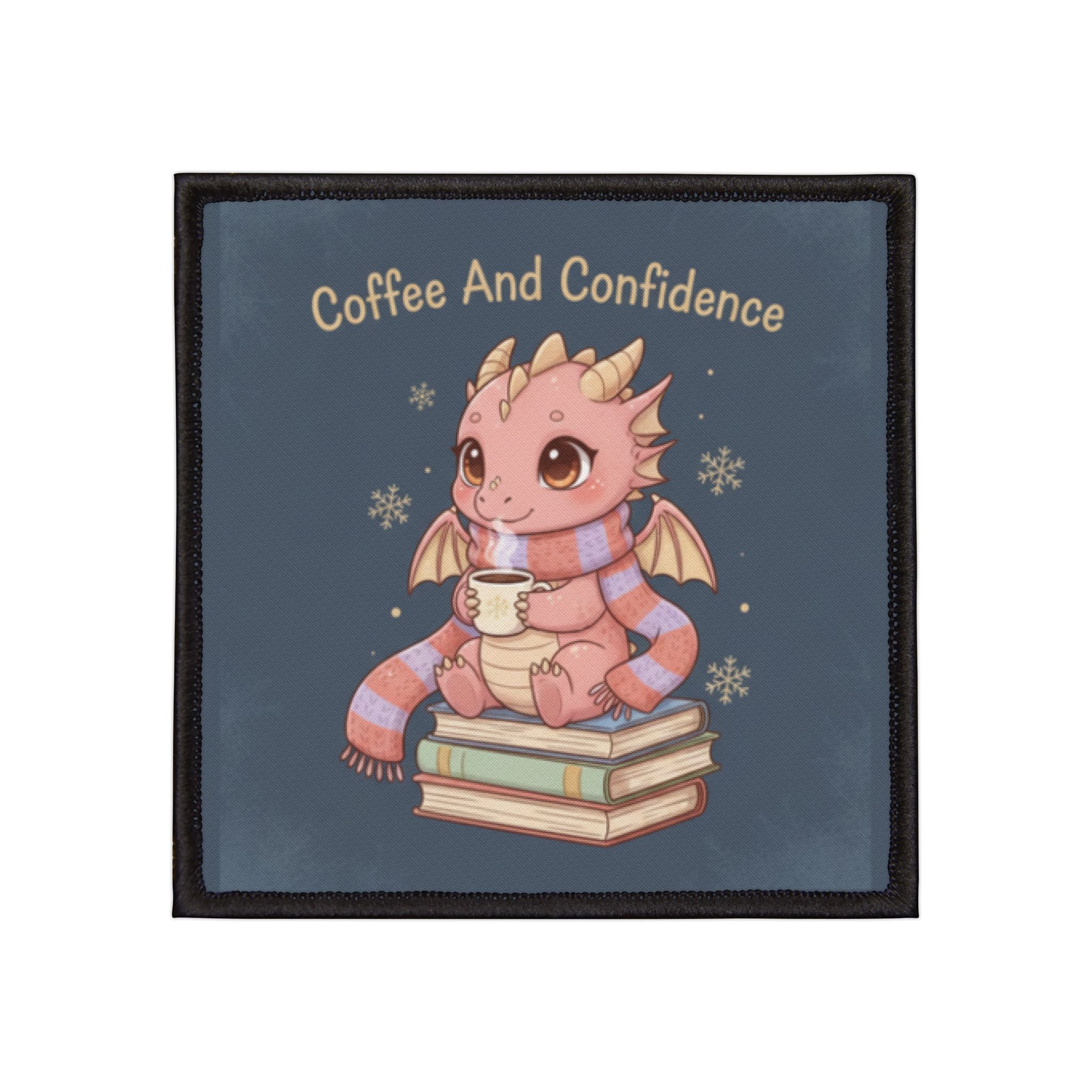 Dragon Iron-On Patch – Coffee and Confidence