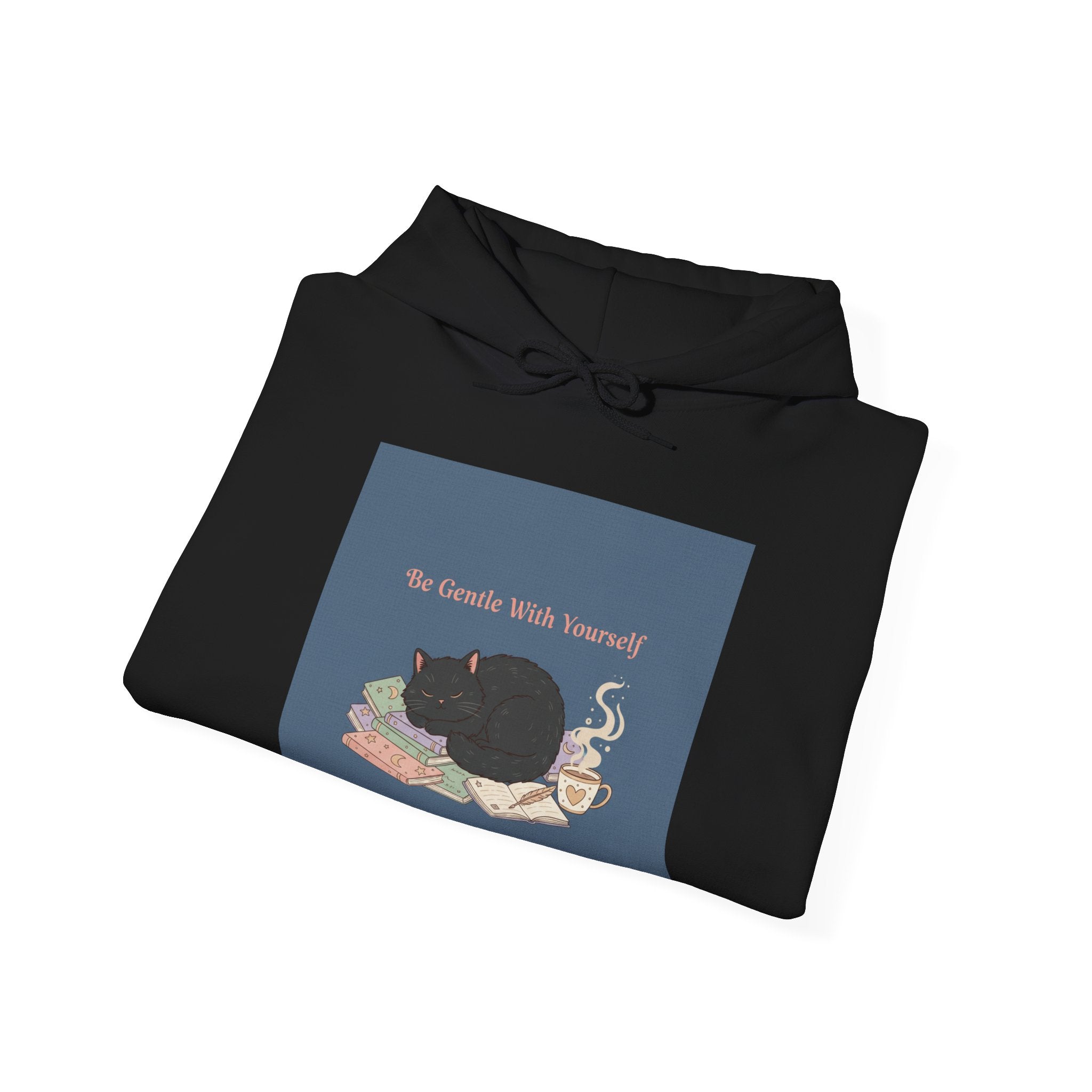 Black Cat Hoodie – Be Gentle With Yourself