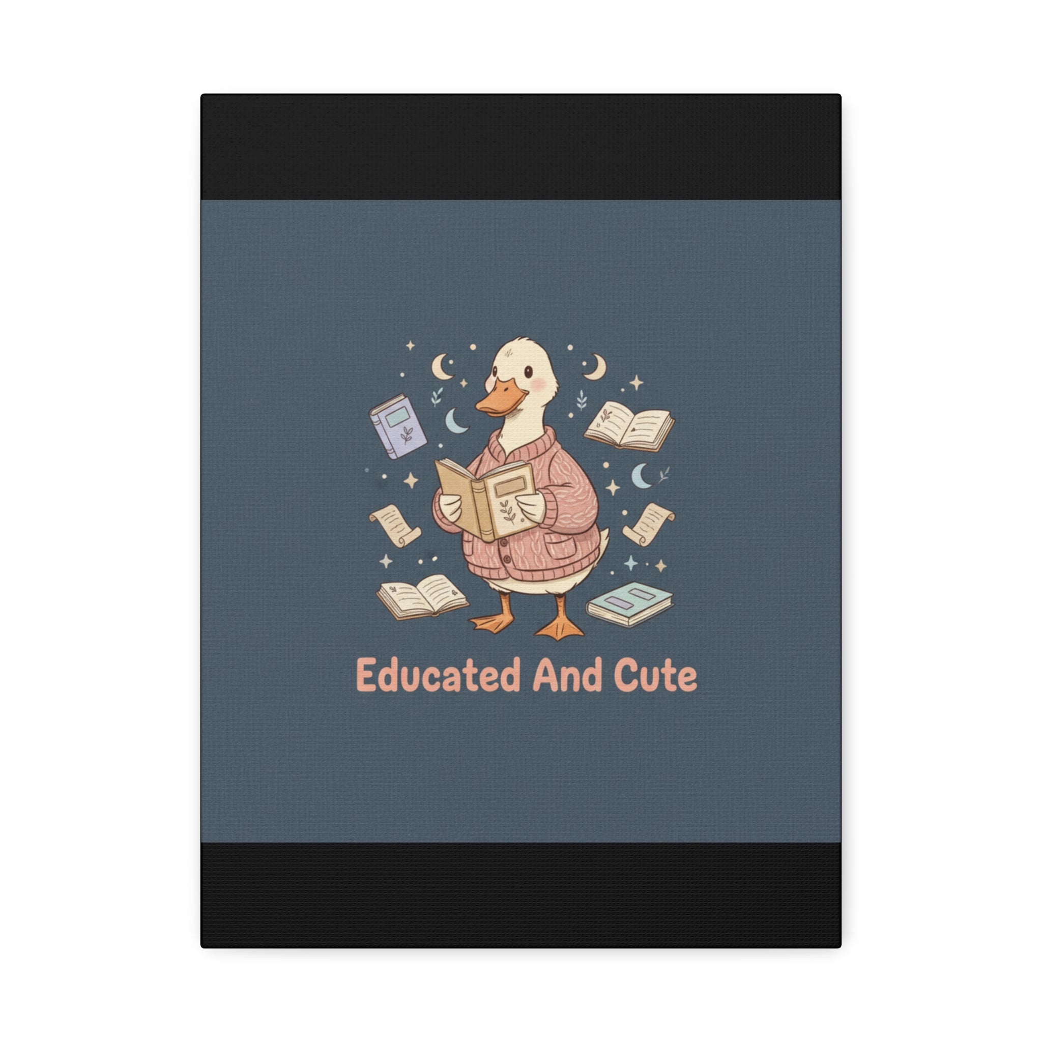 educated and cute Canvas
