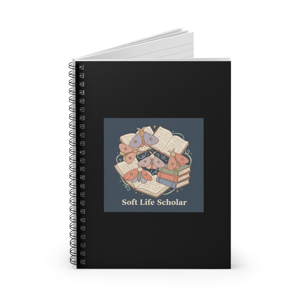 soft life scholar square Spiral Notebook
