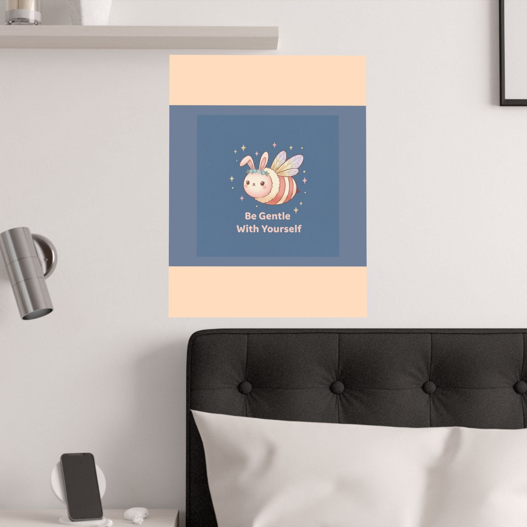 Honeybee Poster – Be Gentle With Yourself