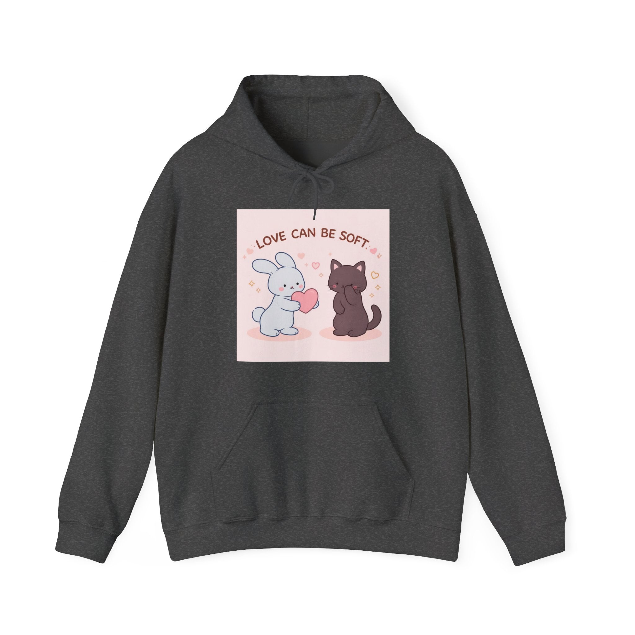 LOVE CAN BE SOFT Rabbit, cat Hoodie