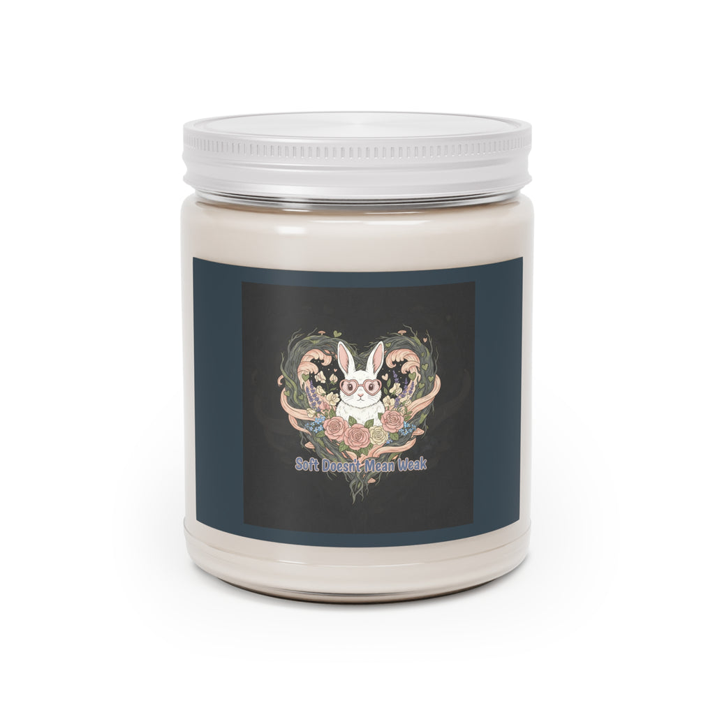 Soft Doesnt Mean Weak Rabbit Scented Candle