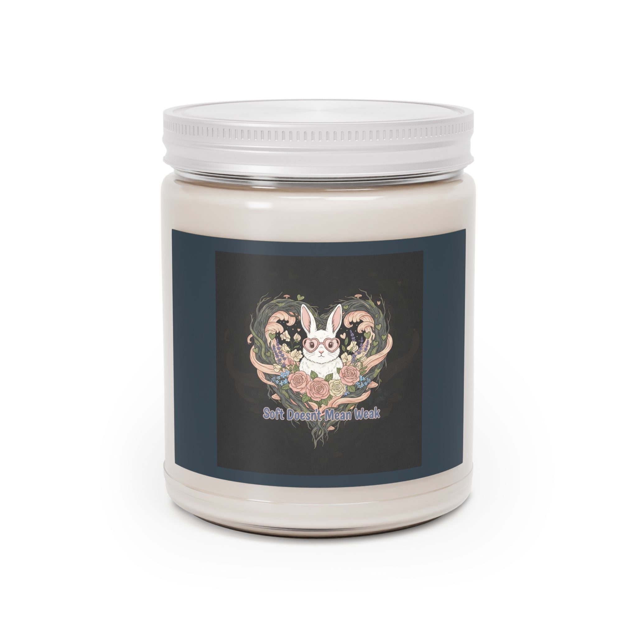 Soft Doesnt Mean Weak Rabbit Scented Candle
