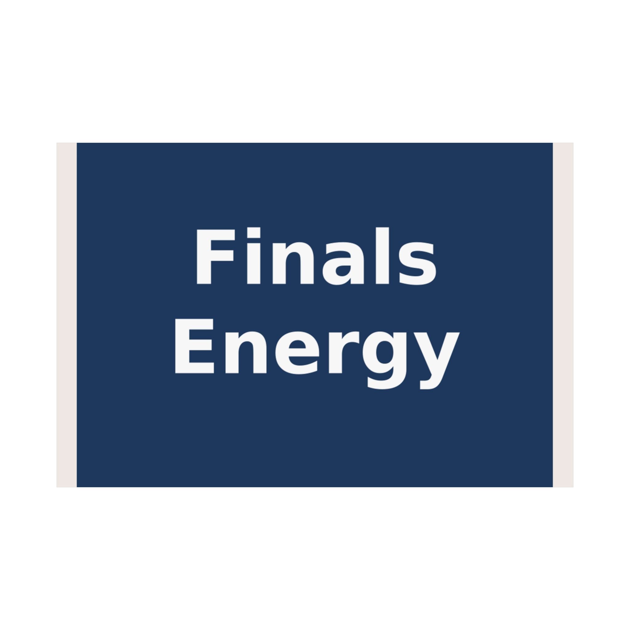 "Finals Energy" Black Cat Poster | Trendy Gift for Her | Lifestyle | KayKay Classics
