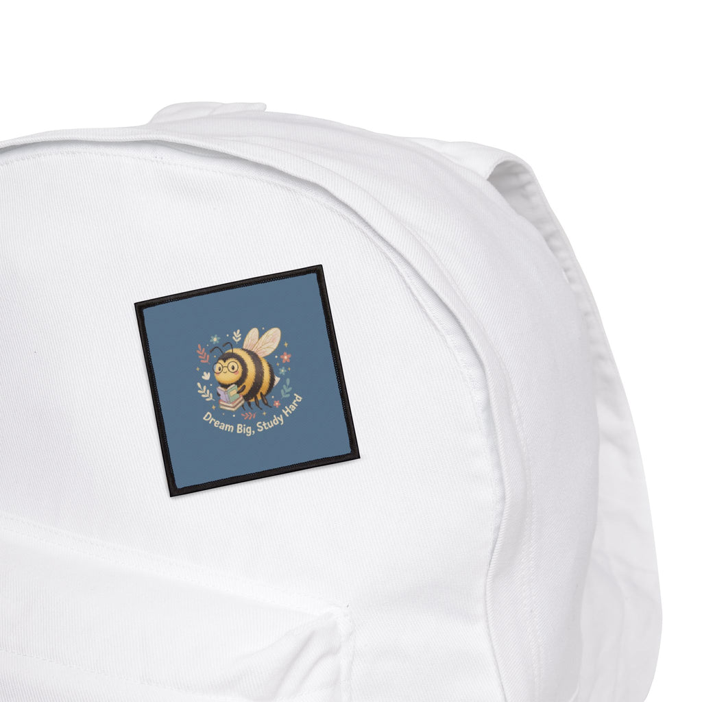 Bee Iron-On Patch – Dream Big Study Hard
